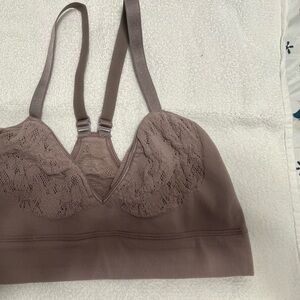 Elegant Lace Bralette in Brown